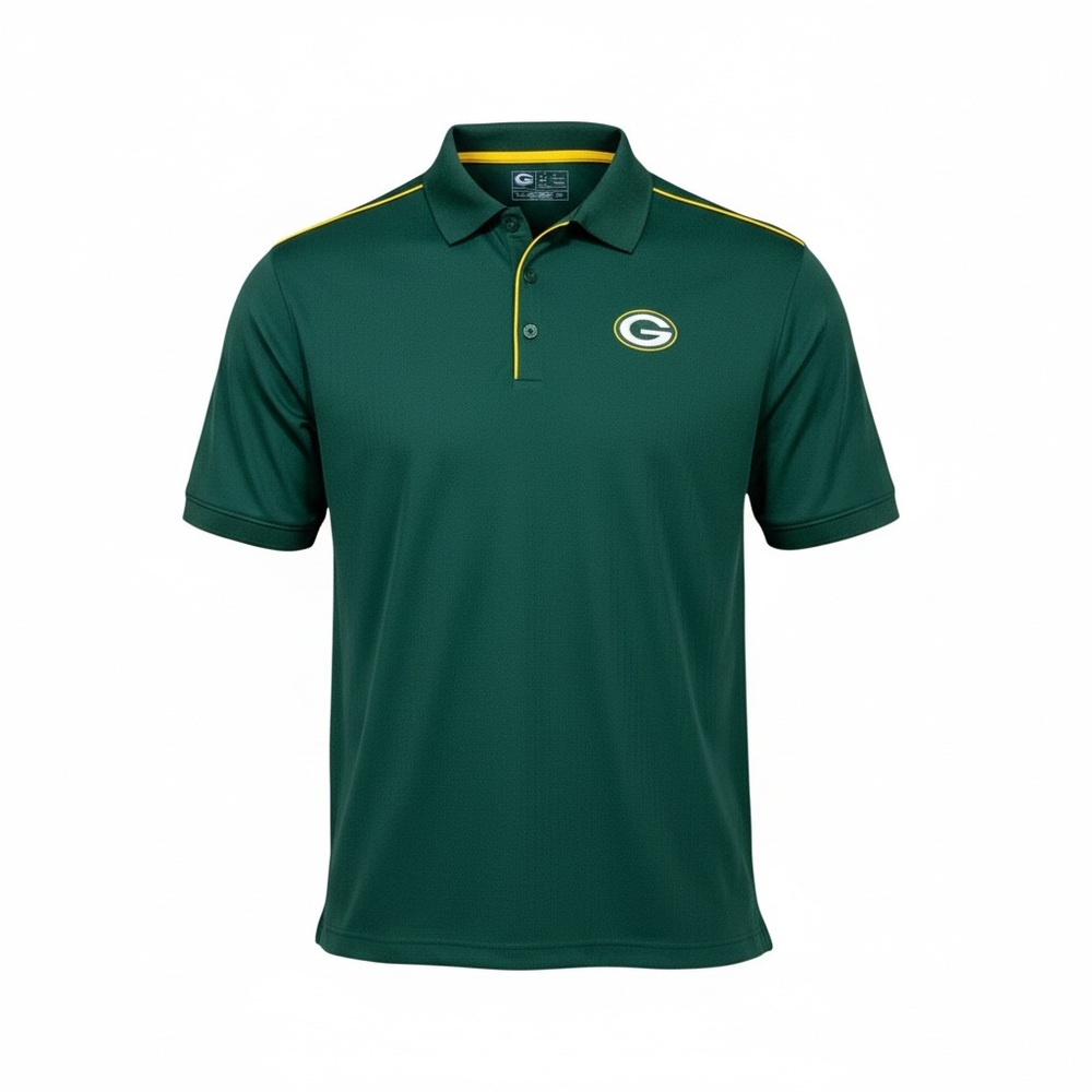 Green Bay Packers Polo‎ Shirt Antigua Men’s Large NFL Golf Performance Green